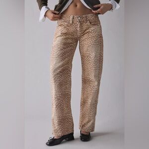 BDG Kayla Cotton Canvas Low Rise Pant